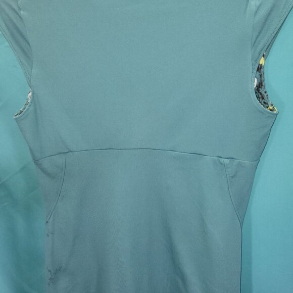 REI Womens Shirt Teal V-Neck Sleeveless Top Size S - Picture 10 of 11